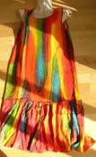 Canadian wholesaler supply sleeveless summer tie-dye dress